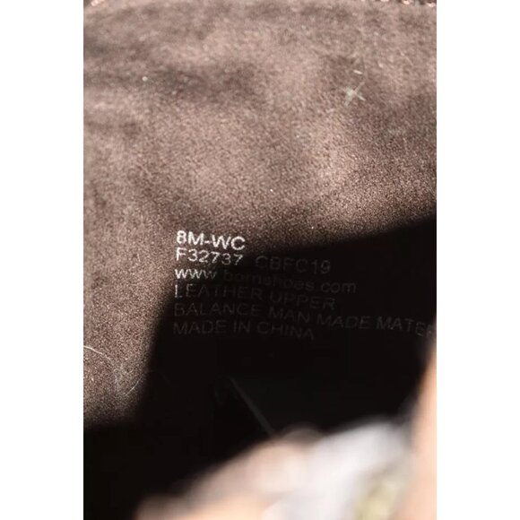 New! Born Fannar Knee High Boot Brown Leather Size 8 M Wide Calf F32737 DD474 - Picture 5 of 7